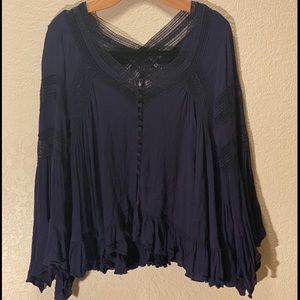 Altar’d State Navy Blue Shirt